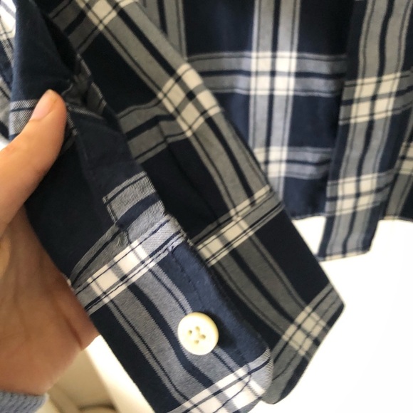 ABERCROMBIE & FITCH plaid flannel button-down Shirt - Picture 7 of 8